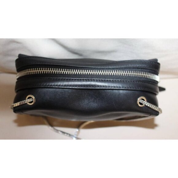 New with Tags 3.1 Philip Lim "Soleil Mini Zip Crossbody", Black Leather Nickel - Picture 6 of 10
